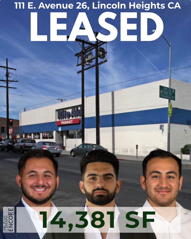 Leased: 111 E Avenue 26, Lincoln Heights, 14,381 SF